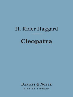 cover image of Cleopatra (Barnes & Noble Digital Library)